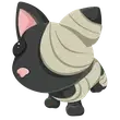 Halloween Black Mummy Cat