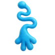 Sticky Hand Earrings rare