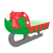 Festive Ice Skates rare