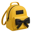 Yellow Designer Backpack uncommon
