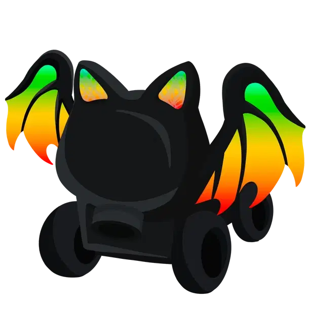 Bat Face Roller Skates uncommon, Adopt me
