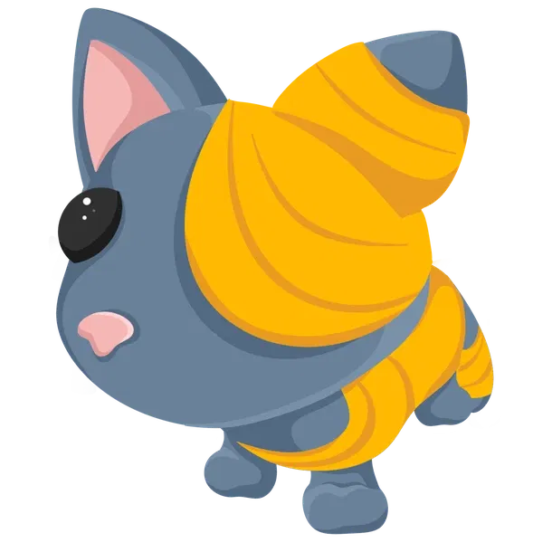 Halloween Golden Mummy Cat legendary, Adopt me