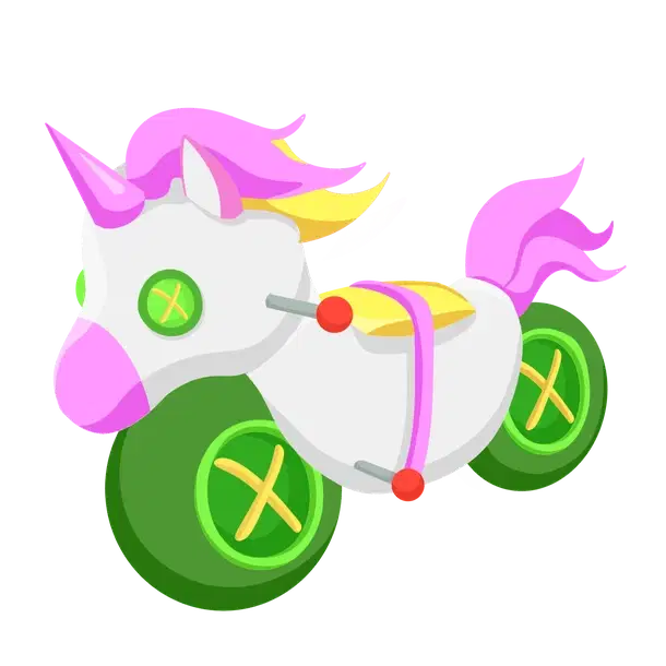 Unicorn Zombie Ponycycle ultra_rare, Adopt me
