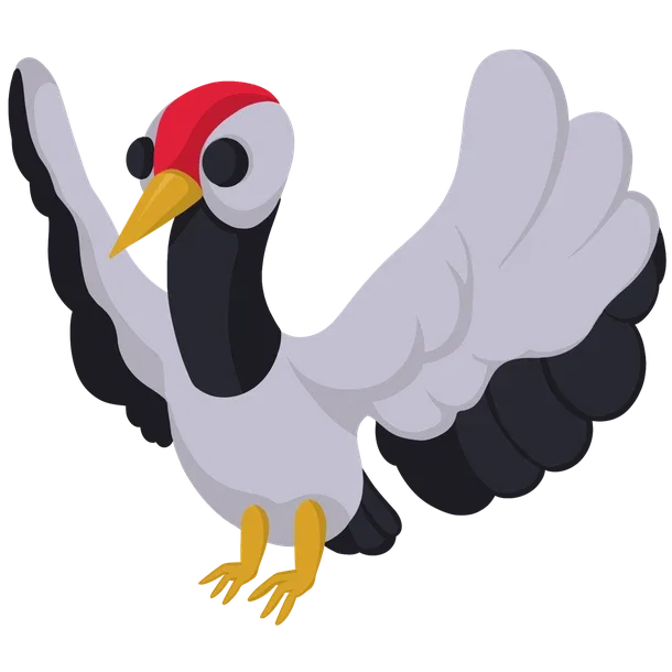 Red Crowned Crane ultra_rare, Adopt me