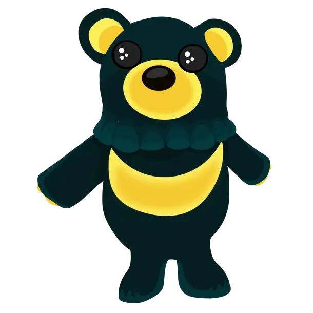 Black Moon Bear rare, Adopt me