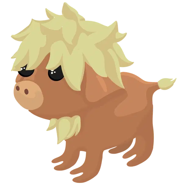 Highland Cow ultra_rare, Adopt me