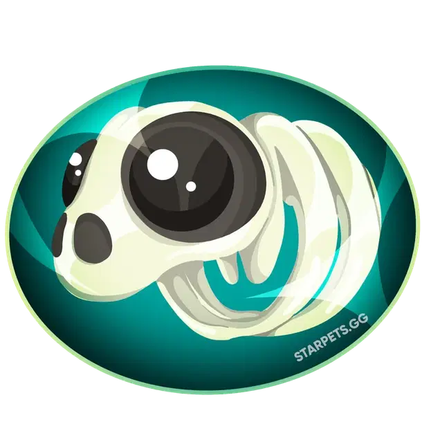 Sea Skeleton Panda uncommon, Adopt me