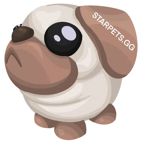 Snowball Pug ultra_rare, Adopt me