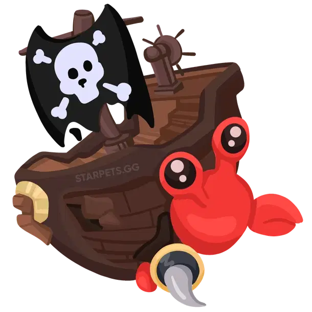 Pirate Hermit Crab legendary, Adopt me