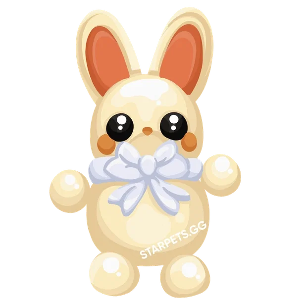 White Choccybunny ultra_rare, Adopt me