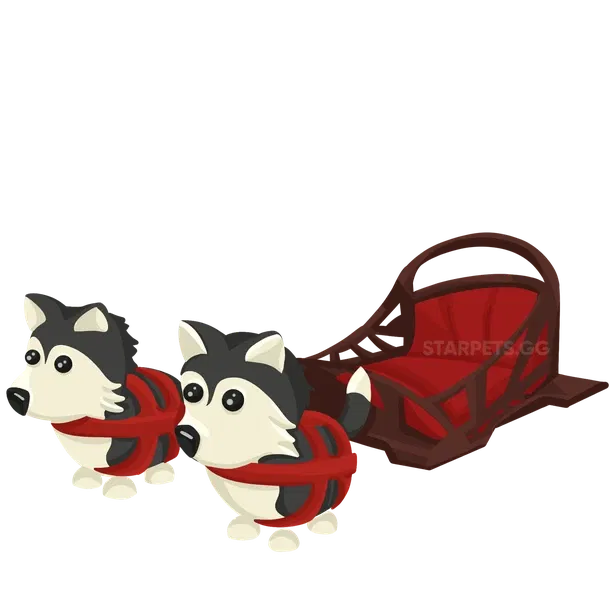 Husky Sled ultra_rare, Adopt me