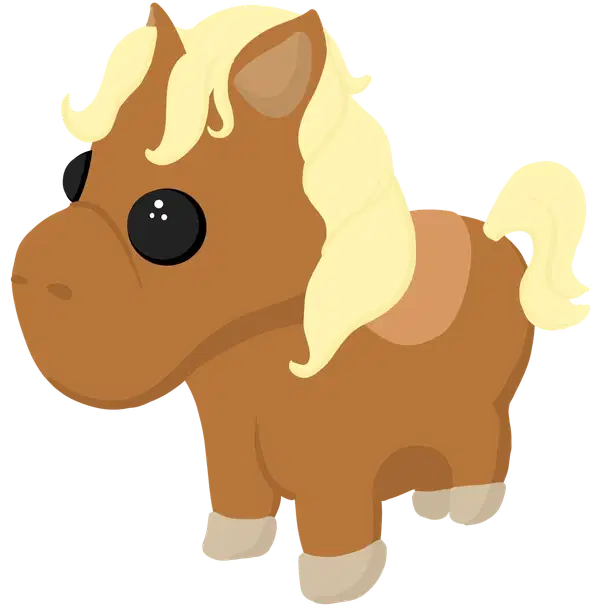 Shetland Pony Light Brown legendary, Adopt me
