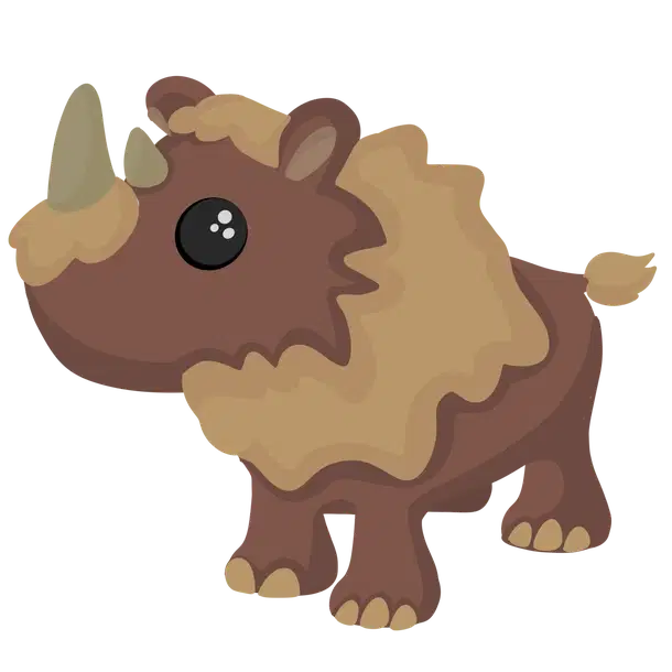 Wooly Rhino ultra_rare, Adopt me