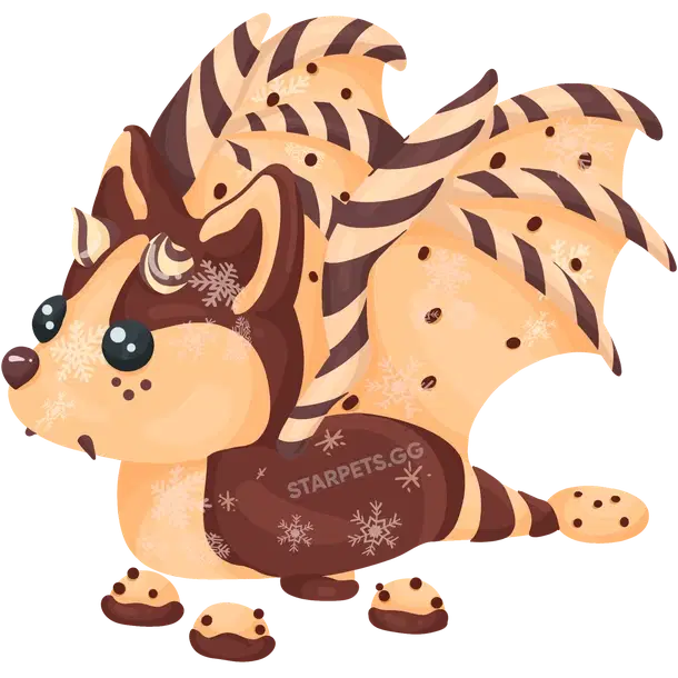 Chocolate Chip Bat Dragon legendary, Adopt me