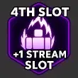 +1 STREAM SLOT (4TH SLOT)