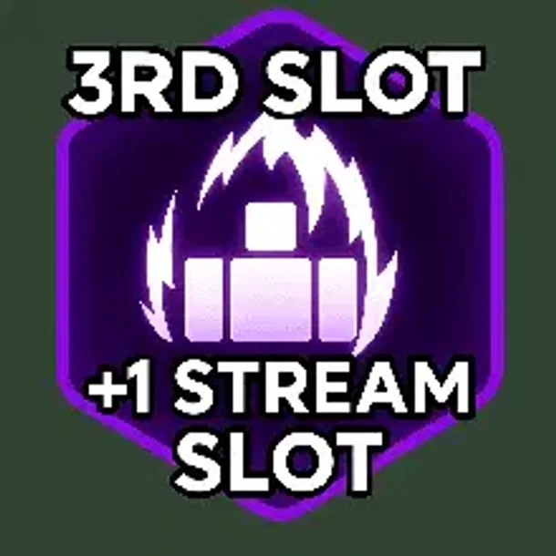 +1 STREAM SLOT (3RD SLOT) rare, Blue Lock: Rivals