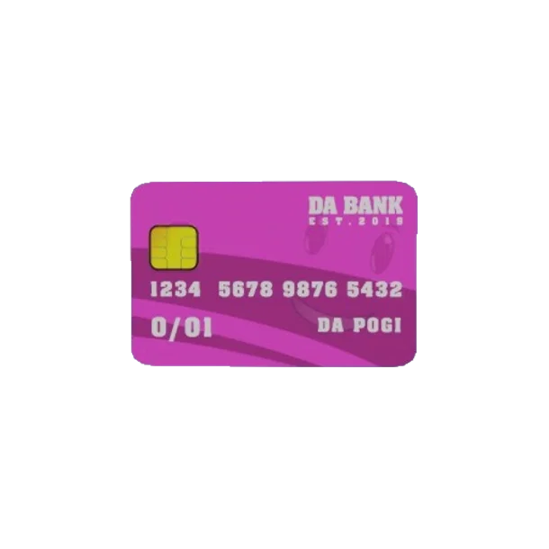 Credit Card Pink , Da Hood