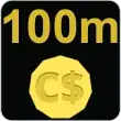 100.000.000 (100m) c$