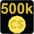 500.000 (500k) c$