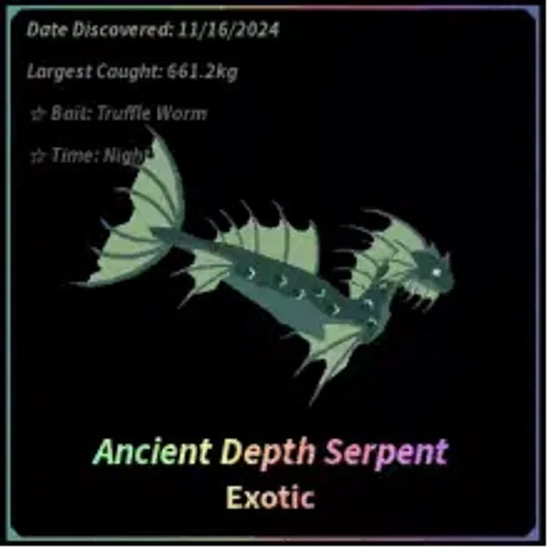 Ancient depth serpent mythic, Fisch