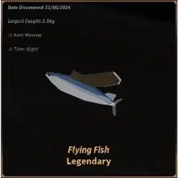 Flying fish uncommon, Fisch