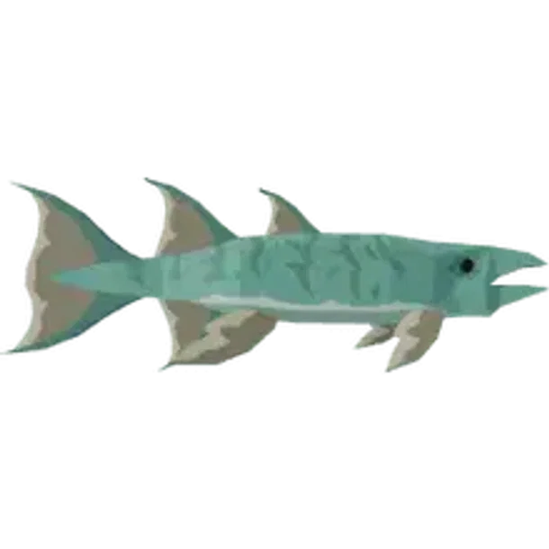 Hyneria uncommon, Fisch