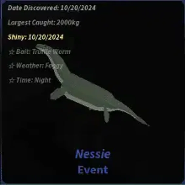 Nessie legendary, Fisch