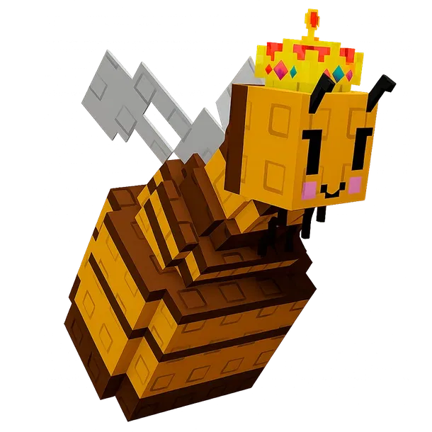 Shiny Queen Bee divine, Grow a Garden