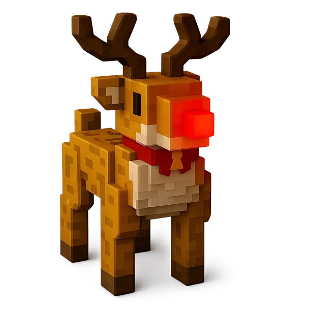 Red-Nosed Reindeer divine, Grow a Garden