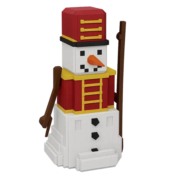 Snowman Soldier rare, Grow a Garden