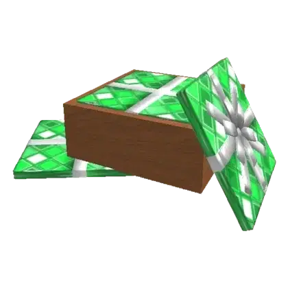 Box of Green Wrapping Paper common