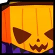 Huge Pumpkin Scarecrow