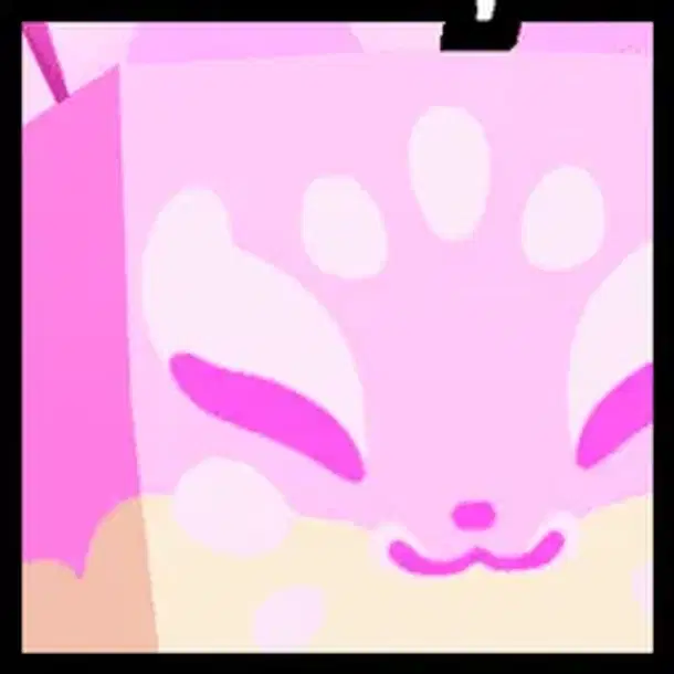 Huge Marshmallow Kitsune exclusive, Pet Simulator 99